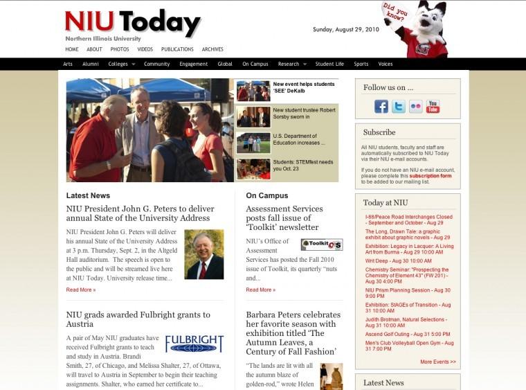 New NIU website helps inform about latest on faculty and staff