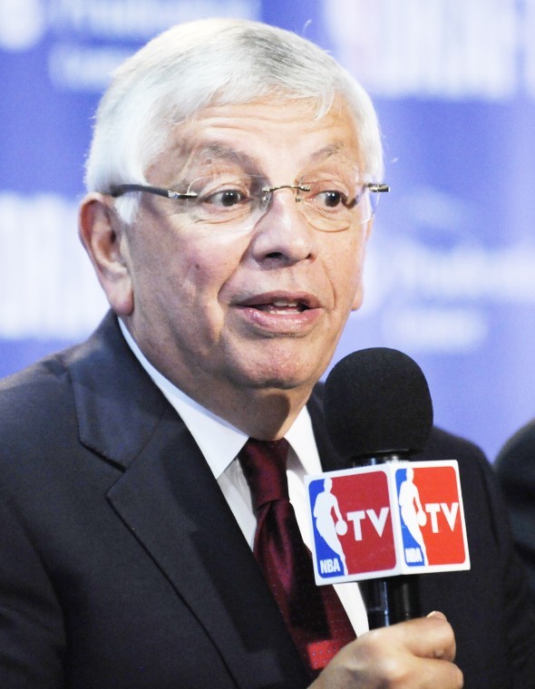 NBA commissioner David Stern announces that Newark Prudential Center has been selected to host the 2011 NBA Draft.