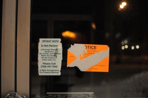 Signs on the door of 1215 Blackhawk Drive ask authorities not to remove equipment from the building. The location, once the home of both Reilly's and Tequila Roadhouse, has reportedly been operating as a nightclub for private functions. With no liquor or food license, however, the club, known as