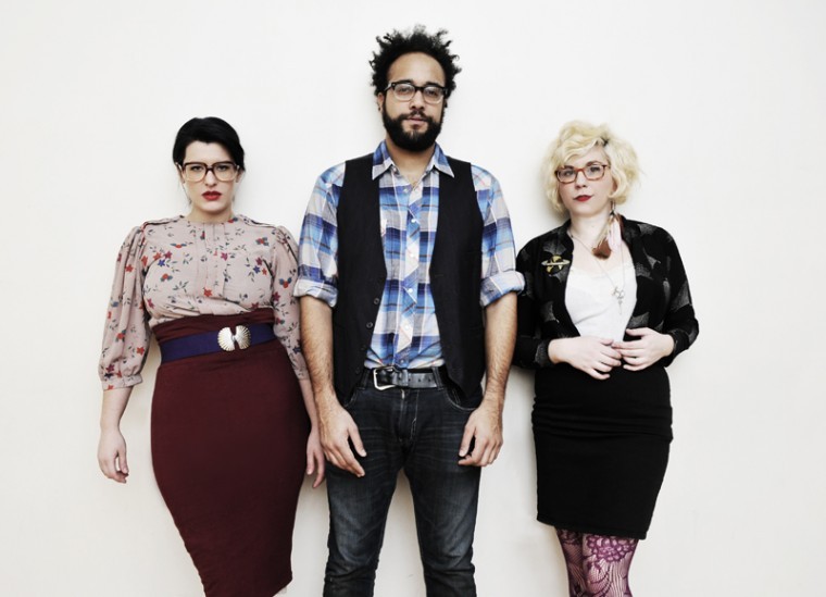 Pearl and the Beard consist of Emily Hope Price (left), Jeremy Styles, and Jocelyn Mackenzie.