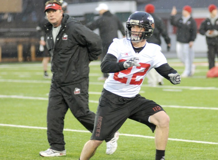 NIUs Jamison Wells is pulling double duty for both NIU football and baseball.