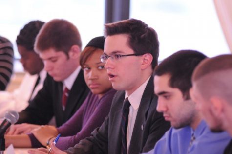 Mike Theodore explains the allegations against Josh Venaas, chief of staff for the Student Association.