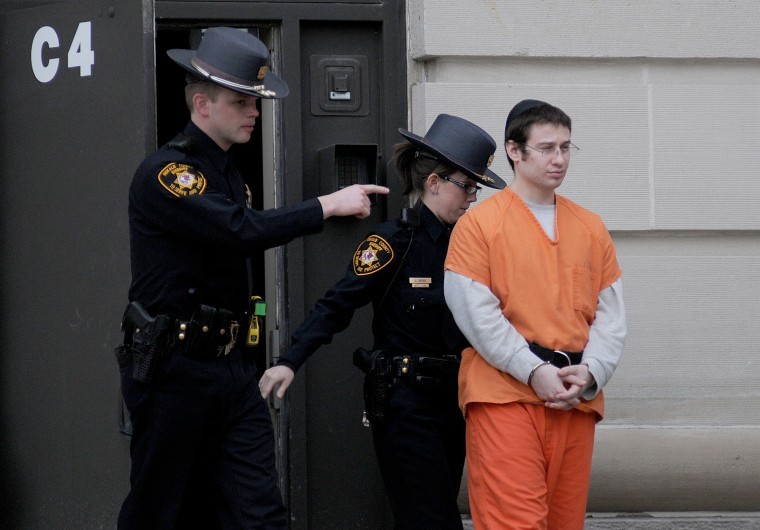 Jerry Burnes | Northern Star file photo
Zach Isaacman leaves the DeKalb County Courthouse on March 3. Isaacmans hearing was moved to Wednesday, March 30. 