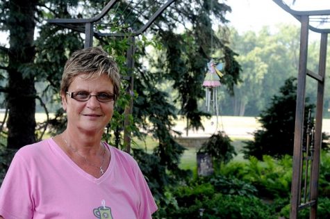 Linda Buhr, along with her husband Herb, were awarded with a
Yard of Distinction honor from the city of DeKalb.