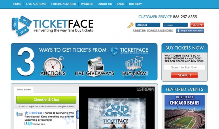 TicketFace.com offers unique ticket-buying experience