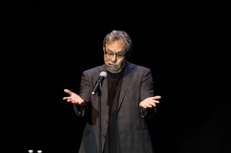 Lewis Black preformed at the Egyptian Theatre Thursday
night.

