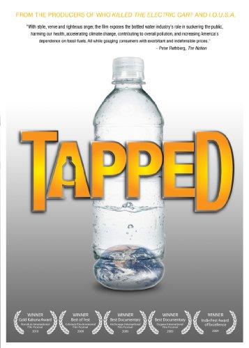 Tapped, the poster for which is seen here, is a documentary revolving around the use of bottled water.
