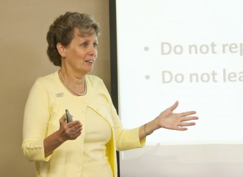 Jane Jordan gives 'Dollars and Cents' presentation
