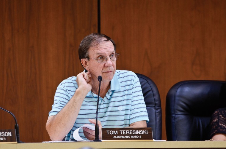 The DeKalb 2nd Ward Alderman Tom Teresinski had several questions for the budget control loans over the construction of the new DeKalb Police Station.
