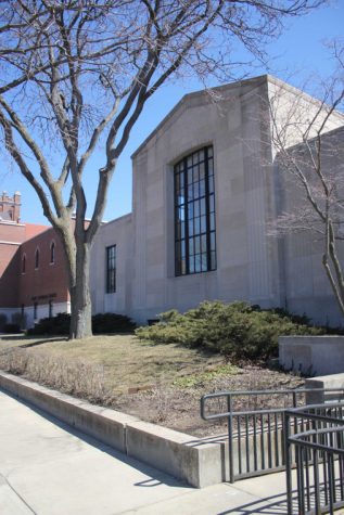 The DeKalb Public Library on April 2, 2012. The wall shown here is scheduled to be removed to make room for the planned expansion, slated to be complete in 3 to 4 years.