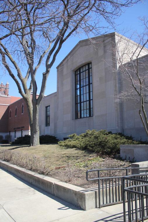 The DeKalb Public Library on April 2, 2012. The wall shown here is scheduled to be removed to make room for the planned expansion, slated to be complete in 3 to 4 years.
