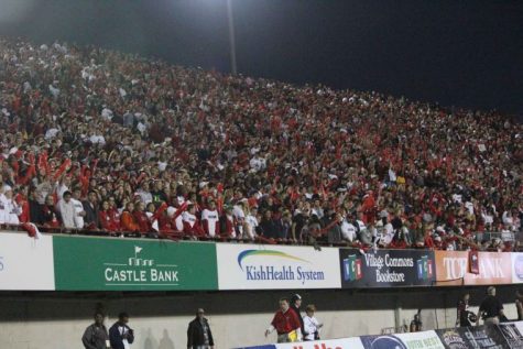As of 2 p.m. Friday, single game tickets were sold out for the Huskie football game against Eastern Illinois, packing the stands at Saturday's game.