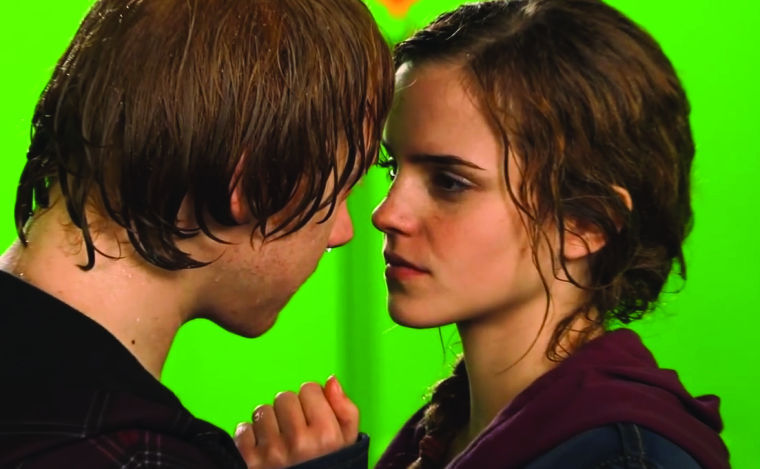 J.K. Rowling said in an interview “Harry Potter” character (right) Hermione (Emma Watson) should not have ended up with (left) Ron (Rupert Grint). 