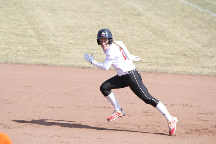 Senior Nicole Gremillion runs to second base during a game against Bowling Green March 29. Softball lost both games of a doubleheader against Valpariaso Tuesday.