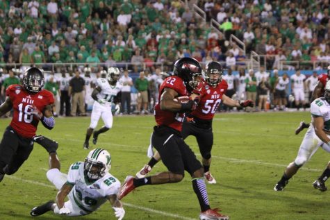 NIU football plays the Marshall Thundering Herd in the Boca Raton Bowl.