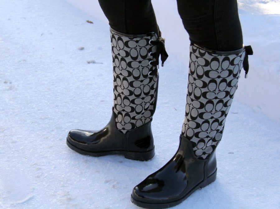 Style Section: Rain boots in the snow