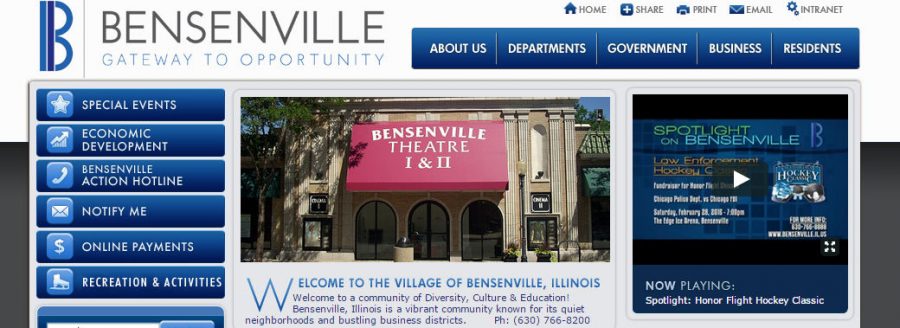 The city of Geneva and village of Bensenville offer features like online payments and concern reports on their websites, which were designed by CivicPlus. DeKalb hired the company to bring the city’s website to code with the Americans with Disabilities Act and provide features like in the websites above. 