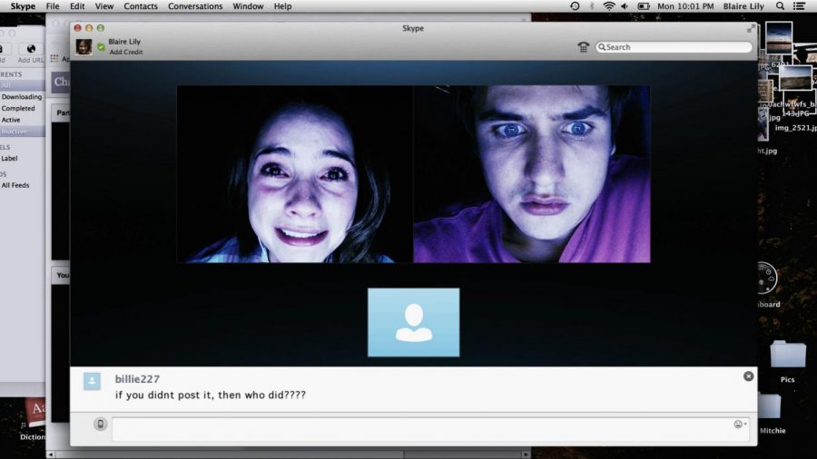 The horror movie “Unfriended,” which revolves around social media and secrets, has a unique format, as it takes viewers through Skype chats and Facebook posts. The suspenseful film was released in theaters Friday.