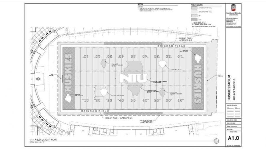 NIU football: Draft of Huskie Stadium turf released, but it doesnt show final design