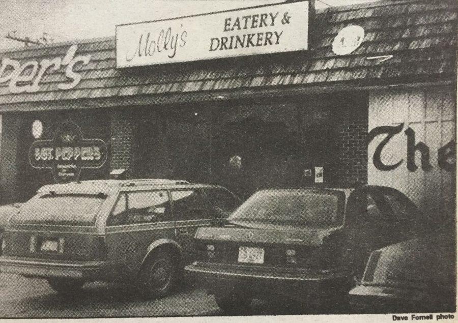 Mollys Eatery and Drinkery location published in the Northern Star on Feb. 11, 1991. Read more at bit.ly/20ZihvT.