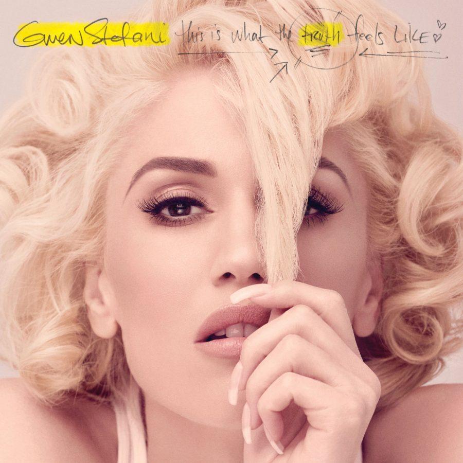Pop singer Gwen Stefani is pictured on the “This Is What The Truth Feels Like” album cover.