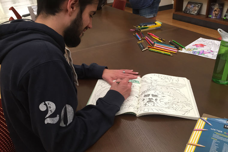 Sycamore Library offers adult coloring