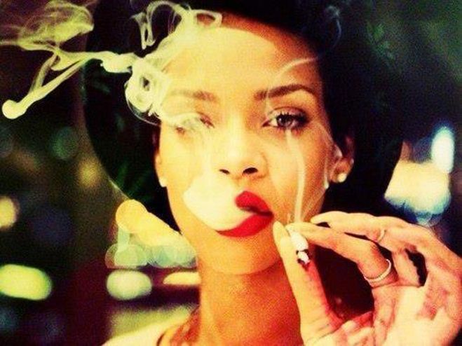 Rihanna doesnt try to hide her love for weed with lyrics about smoking flying freely from her lips.