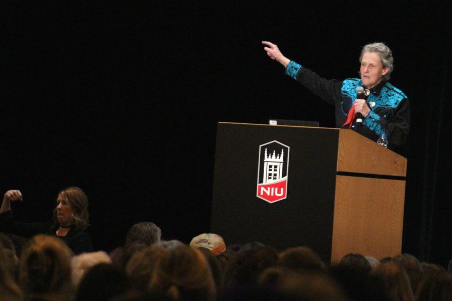 Autism spokesperson Temple Grandin talks about her personal experience with autism during her event, Developing Individuals Who Have Different Kinds of Minds. Grandin spoke Wednesday in the Duke Ellington Ballroom.