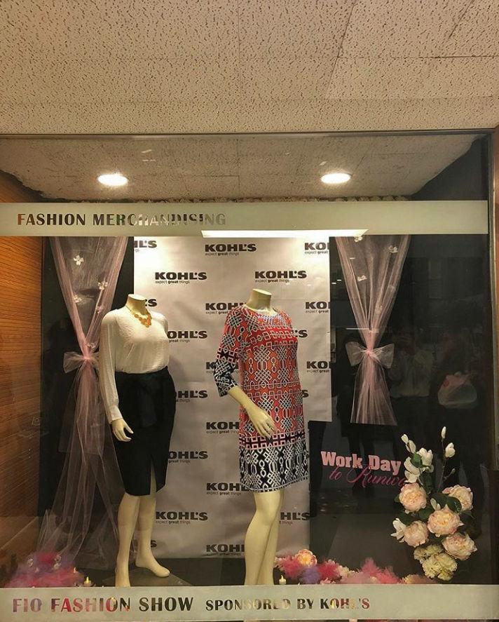 Members of the Fashion Industries Organization are preparing for their upcoming Work Day to Runway show, displaying outfits put together with clothing from Kohl’s, 2070 Sycamore Road.