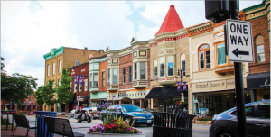 Downtown DeKalb features several restaurants and shops for residents to explore.