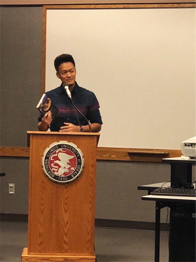 Mark Padoongpatt, author of “Flavors of Empire: Food and the Making of Thai America,” spoke to the audience about his book Friday in the Campus Life Building as part of the Southeast Asia Lecture Series.