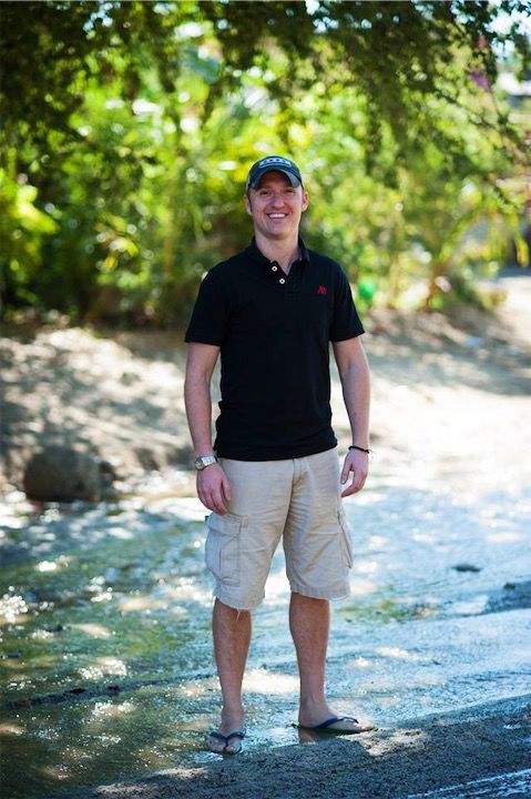 Clayton Parks, poses for the camera during his study abroad trip to Bucerias, Nayarit, Mexico in March 2014.