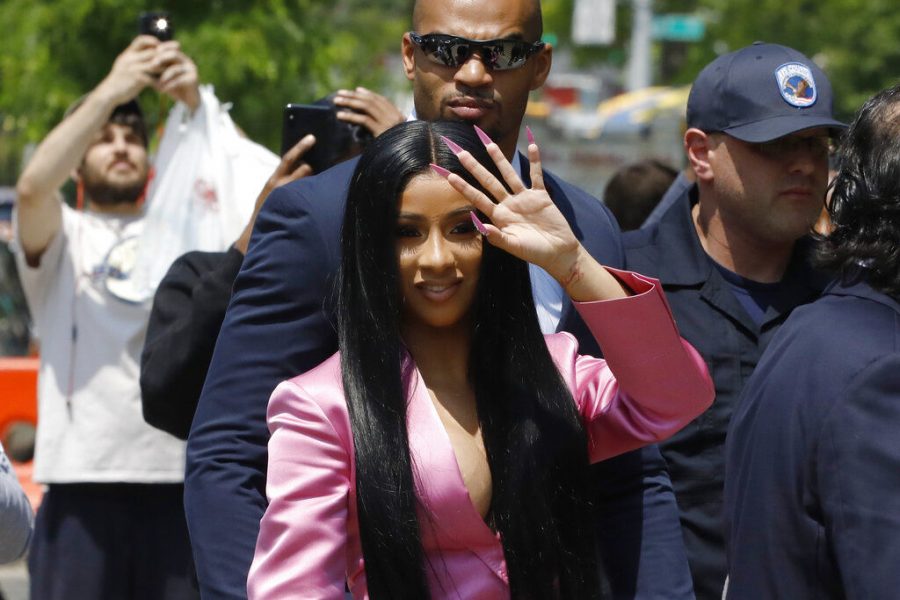 Rapper Cardi B attends Queens Criminal Court on May 31 after an incident of assault. Her single, Press, was released that same day. 