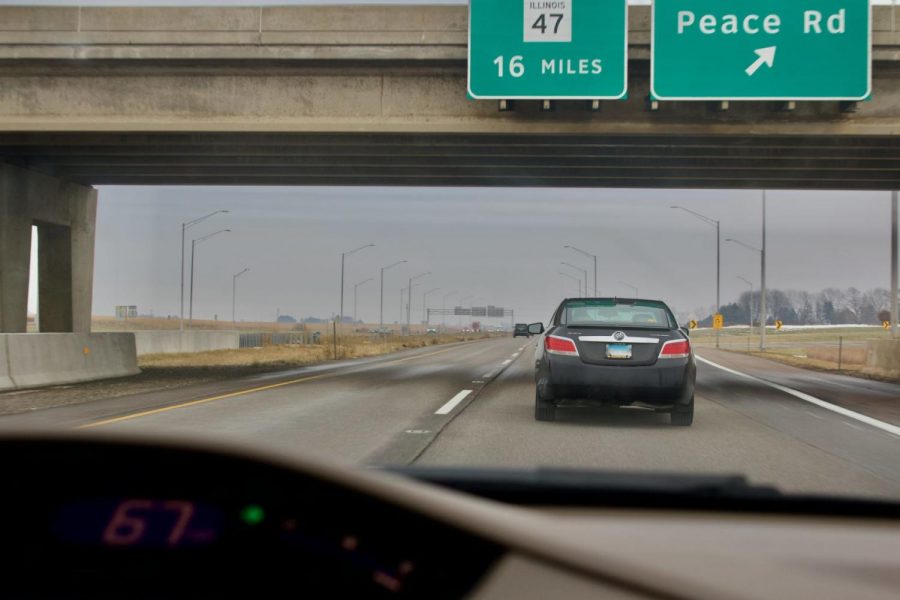 Using the left lane for anything other than passing another car and using a left-lane exit ramp violates the Left Lane 