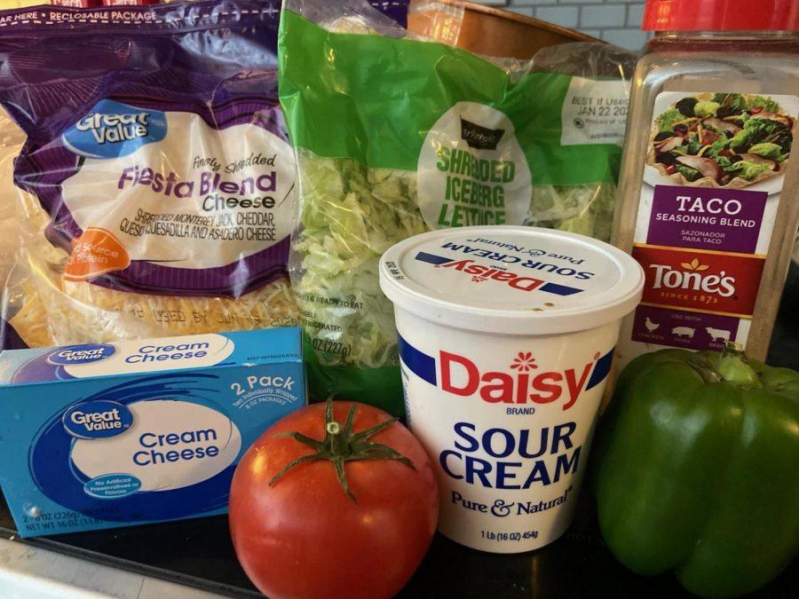 Ingredients need for Taco Dip