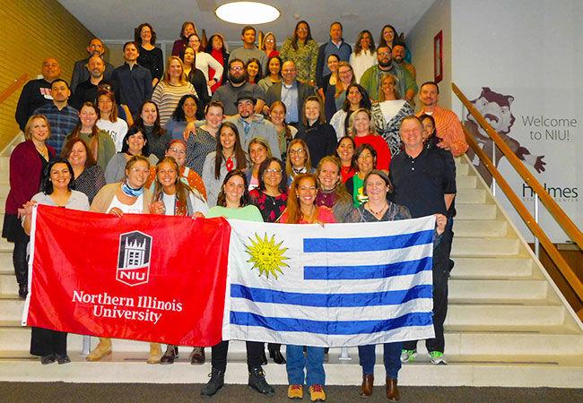 Uruguayan teachers will observe classes at DeKalb Community Unit School District 428 and NIU through Feb. 21.