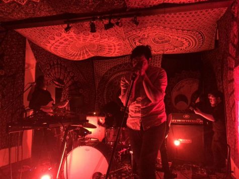 Meth, of Chicago, performs Feb. 1 at the Rockness Sound Studio.