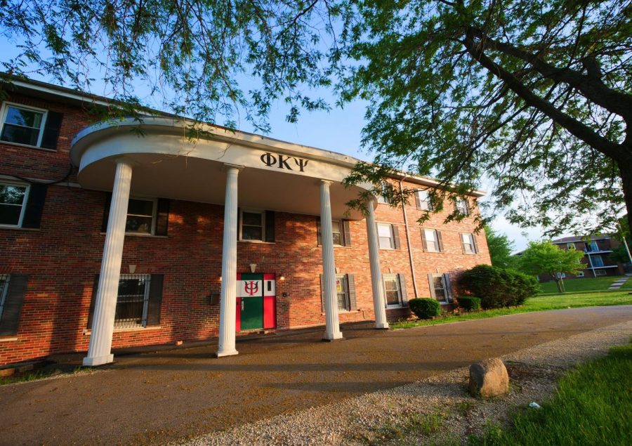 Phi Kappa Psis fraternity house remains empty as a result of NIU holding most of its fall courses online.