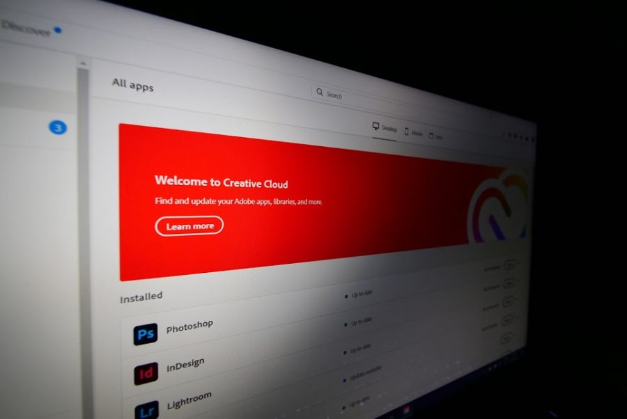 Adobe+Creative+Clouds+home+page+lists+the+different+apps+available+for+creating+digital+media.+