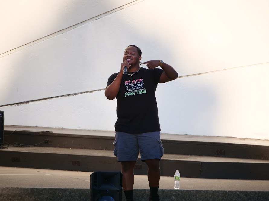 Visionary J performing at An Evening for Black Lives 