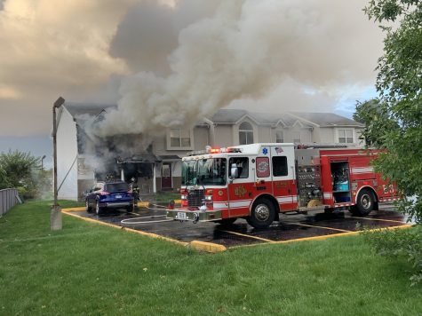 Multiple fire departments respond to apartment fire on Hillcrest Drive