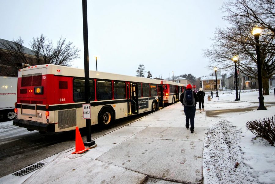 The Huskie Line buses can be a good way to the most traveled places on campus.