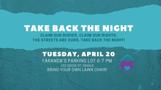 Take Back the Night event poster