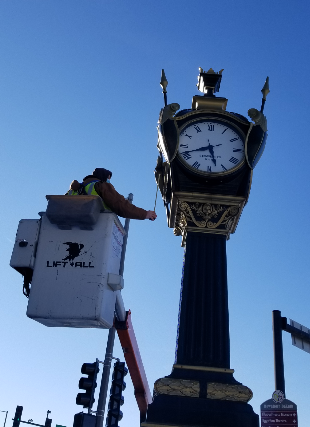 DeKalb Rotary Club plans to restore Soldiers and Sailors Memorial Clock