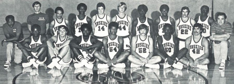 The 1971-72 men's basketball team that knocked off fifth-ranked Indiana on Jan. 4, 1972. 50 years later, NIU and Indiana meet again in Bloomington, Indiana. 