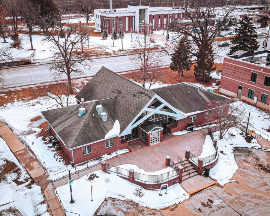 An aerial view of the Center for Black Studies. The Center celebrated 5o years in 2021 (Zulfiqar Ahmed | Northern Star)