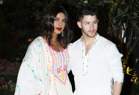 Priyanka Chopra and Nick Jonas at a Holi Party in 2020 in Mumbai. They announced on their Instagram pages on 21 January 2022 that they had welcomed their first baby, born via surrogacy. 