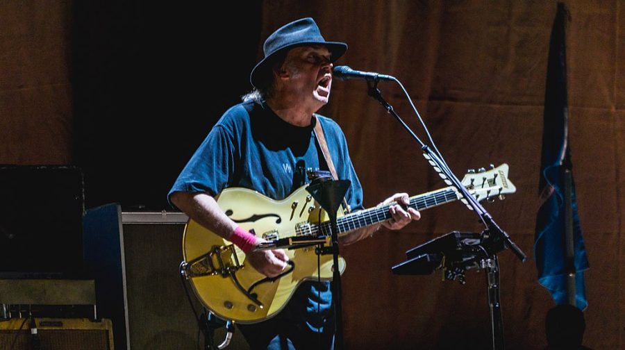 A performance by Neil Young on October 8, 2016

from the music festival Desert Trip, held at the Empire Polo Club.