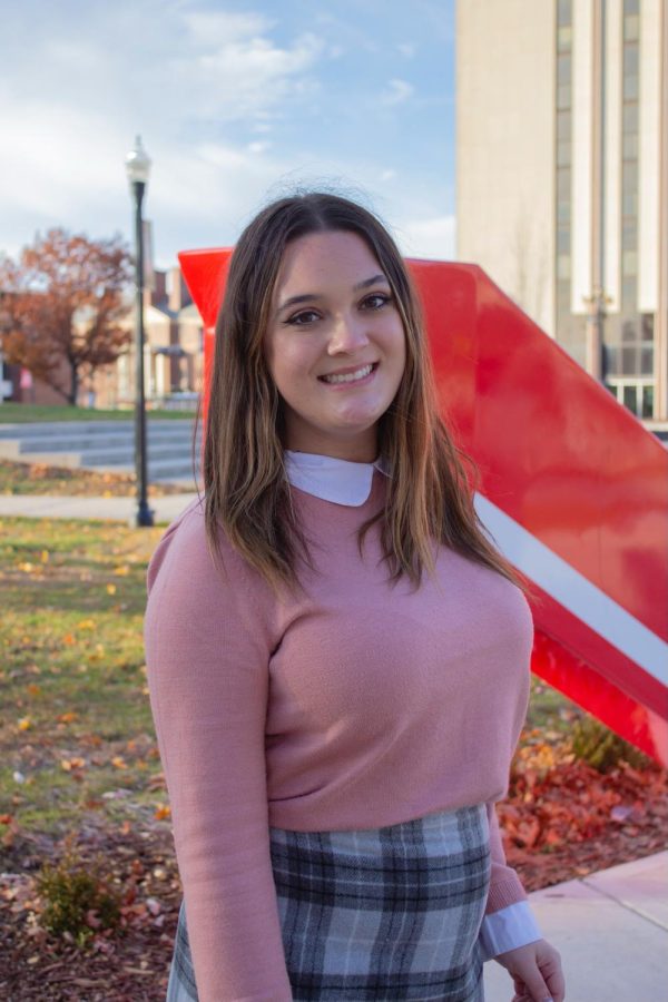 Honor Morgan, junior political science major, is running for treasurer and hopes to keep funding transparent.  