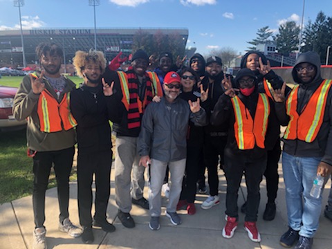 Members of Black Male Initiative. Black Male Initiative is celebrating its 20th anniversary this year.